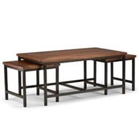 NESTING HOME 3-PIECE COFFEE TABLE