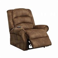 LIFT CHAIR BROWN SUEDE