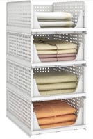 NEW $48 (16.6"x13") 4-Pack Clothes Organizer