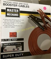 Master Mechanic Booster Cables 4 Gauge
