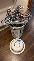 Hangers & laundry basket