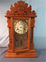 *Unmarked Wind Up Wall/Table Top Clock (Needs Some