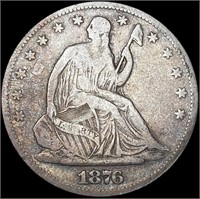 1876-S Seated Liberty Half Dollar NICELY CIRCULATE