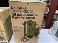 CONTINENTAL PERCOLATOR