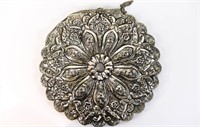 BEDO 900 Silver Ornate Repousse Wall Mirror