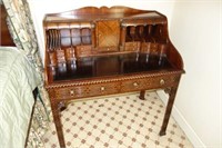 CHINESE CHIPPENDALE STYLE DESK LEATHER INSERT -