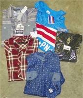 Lot of 5 New Men's Shirts Size 2XL