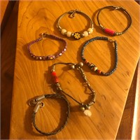 (6) Mixed Bracelet Lot