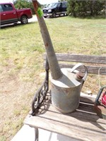 Galvanied Oil can