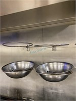 (4) Wall Mount Mixing Bowl Holders