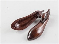Chinese Rosewood Carved Eggplant Small Case