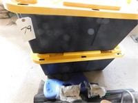 2 LARGE HEAVY STORAGE TOTES
