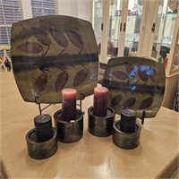 Pier 1 Candle Holders-Candles-Decorative Platters