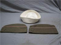 Assorted Vintage US Military WWII Issue Hats