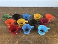 12 Vintage Plastic Solo Cozy Cup Holders