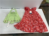 Size 3-6 months and 3T kids dresses includes