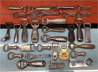 Vtg. metal bottle openers