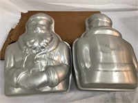 Vintage Santa Clause baking mold in box