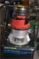 CRAFTSMAN 2 HP ROUTER WORKS