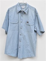 Carhartt Men's SS Denim Shirt XL Cotton