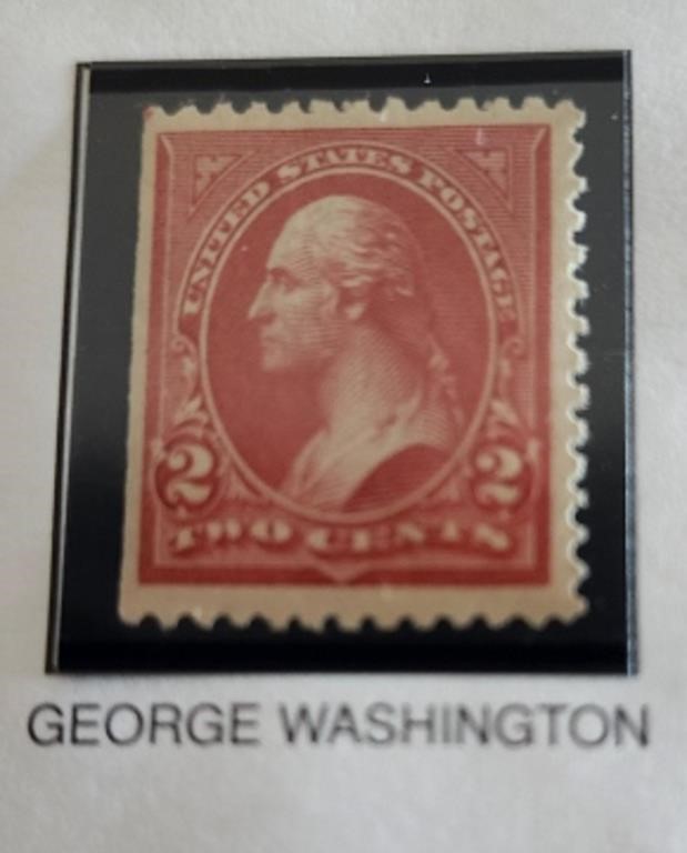 1898 George Washington 2 Cent Stamp