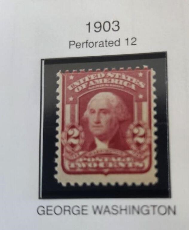 1903-07 George Washington 2 Cent Stamp