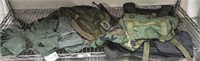 GROUP OF ASSORTED CAMO, VEST, GLOVES, MISC