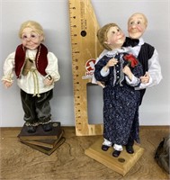 Pair of Jacqueline Kent Collection Town Folk dolls