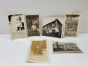 Lot of Antique Black & White Photographs