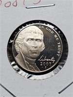 2007-S Proof Jefferson Nickel