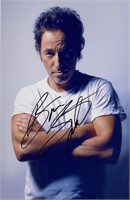 Autograph Bruce Springsteen Photo