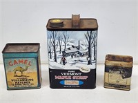 3 Advertising Cans