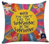 PILLOW COVER WHEN YOU CAN´T FIND THE SUNSHINE