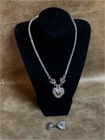 Vintage Brighton Style Necklace and Earring Set