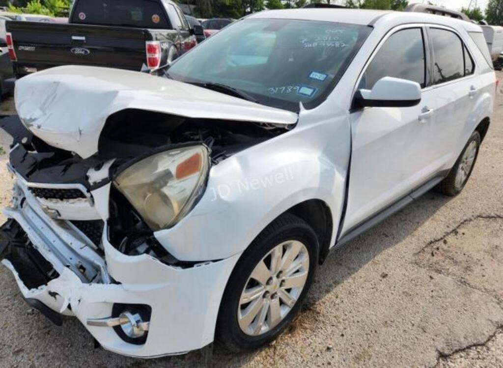 2010 Chev Equinox 2cnflpey2a6317890 No Key