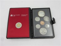 Coffret spécimen monnaie Canada 1980 avec double