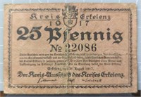 1917 German bank note