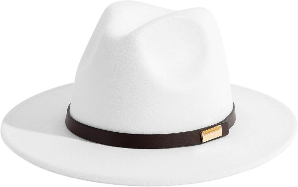Men's Wide Brim Fedora Hat