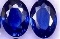 Natural Ceylon Blue Sapphire Pair 6x4