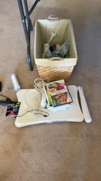 Wii footboard games and hand controllers