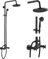 Oil Rubbed Bronze Rain Shower System Set