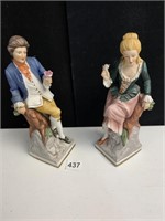 10" FIGURINES OF MAN AND A WOMAN