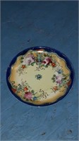 Antique fine porcelain hand-painted saucer