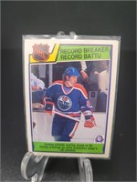 1983 O Pee Chee, Wayne Gretzky hockey card