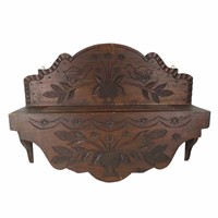 PA Dutch Carved Spoon Rack