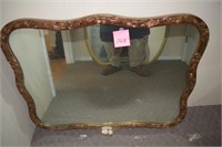 Antique wall mirror