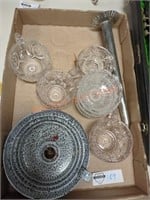 Misc antique tray lot