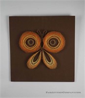 Mid Century Butterfly String Wall Art