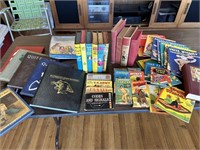 Large Assortment of Old Books, Many Childrens