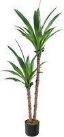 5FT Faux Agave Tree  2 Heads  Indoor/Outdoor